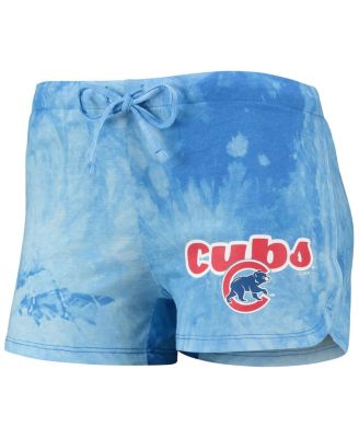Women's Royal Chicago Cubs Billboard Racerback Tank Top and Shorts Set