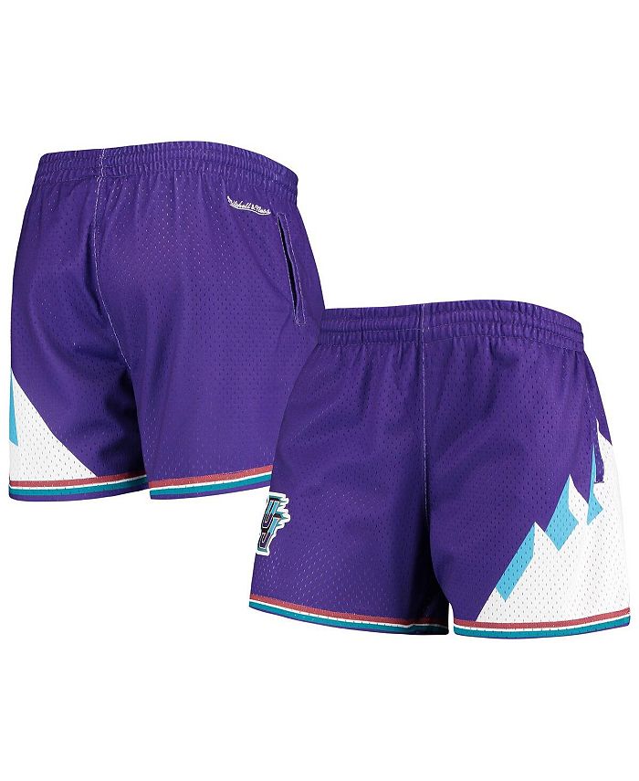 Mitchell & Ness Women's Purple Utah Jazz Jump Shot Shorts Macy's