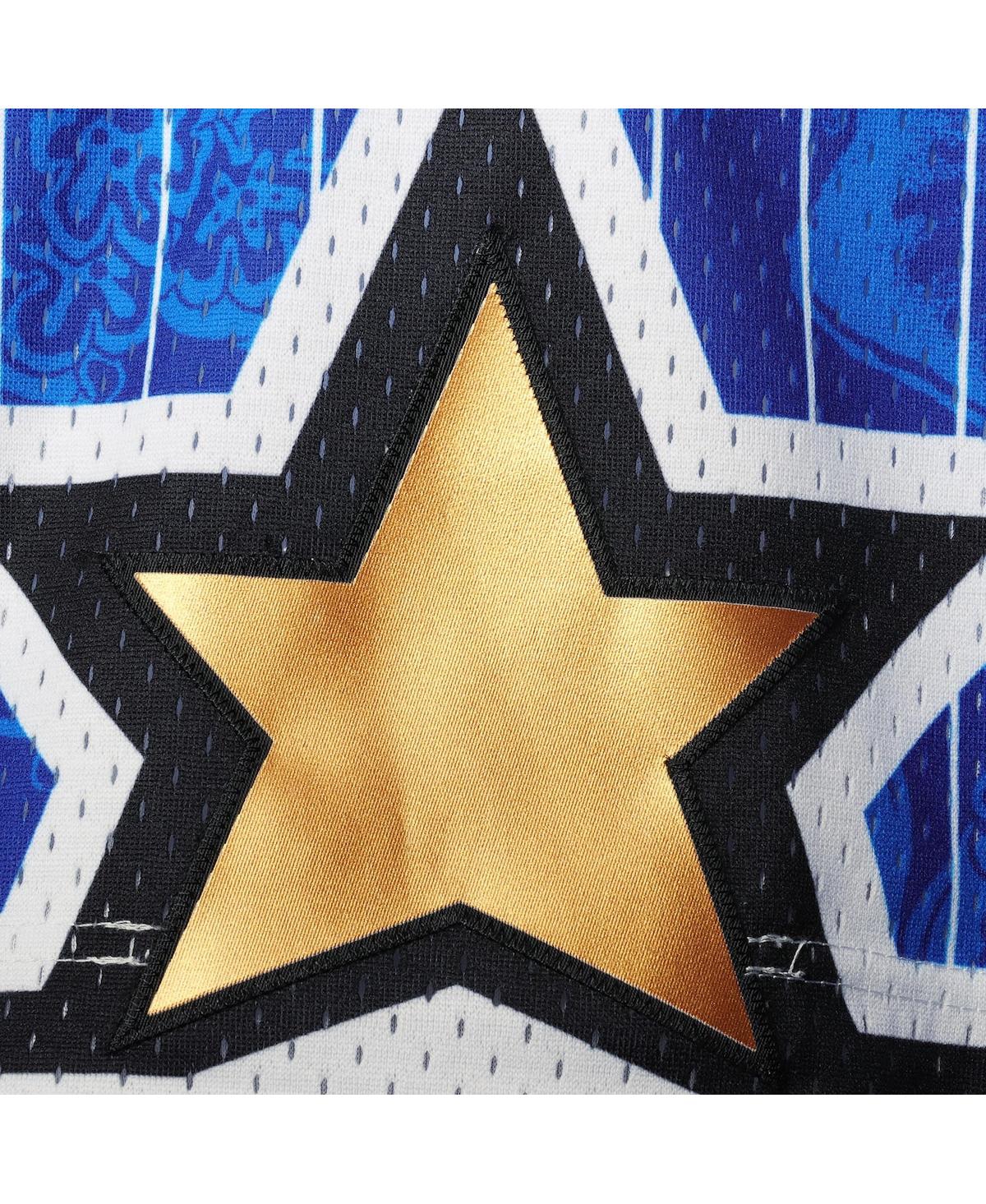 Men's Mitchell & NessOrlando Magic Hardwood Classics Lunar New Year Swingman Shorts - Blue