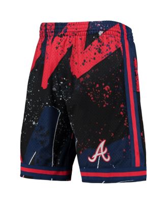 Men's Red Atlanta Braves Hyper Hoops Shorts