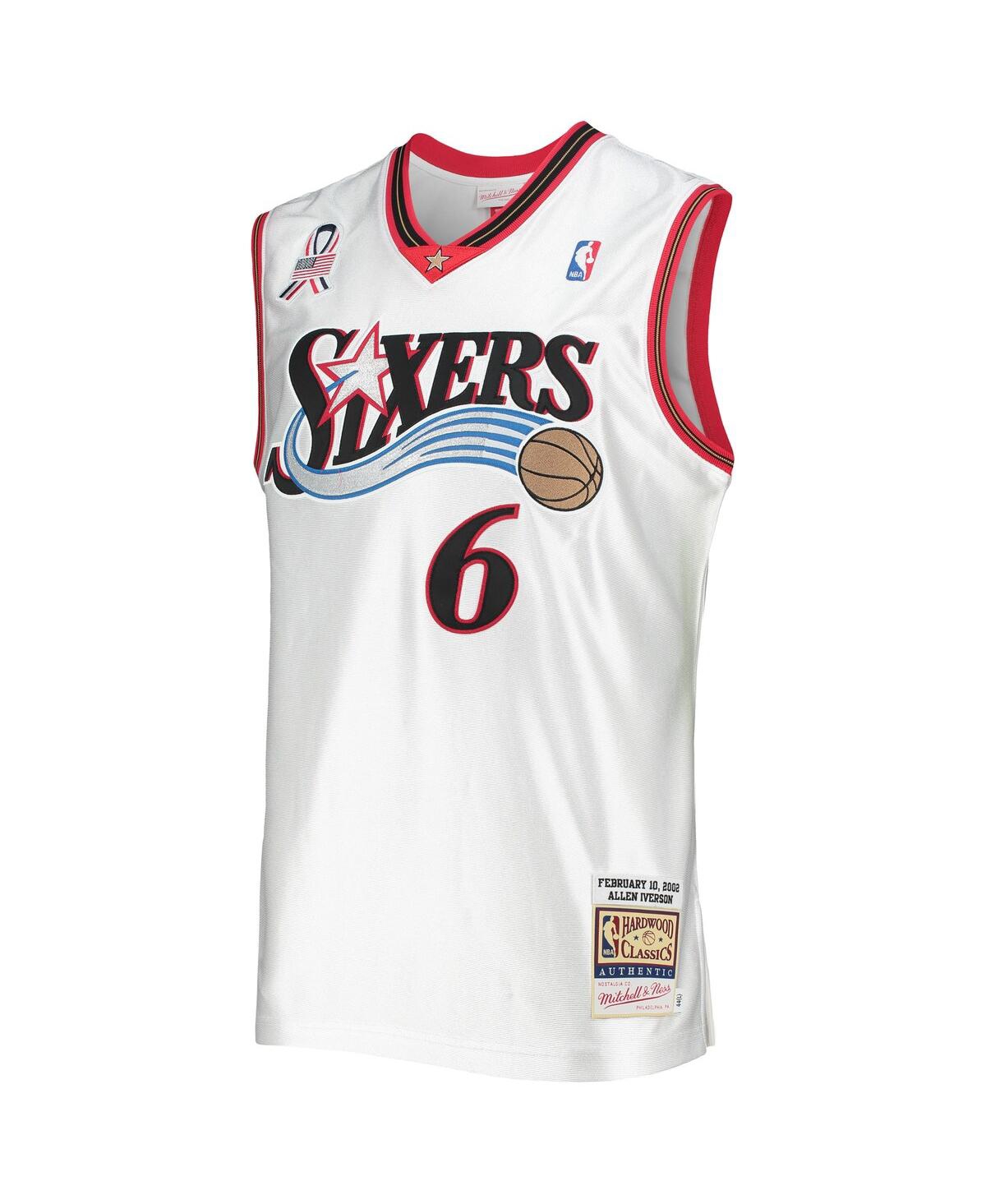 Men's Mitchell & Ness Allen IversonEastern Conference Hardwood Classics 2002 Nba All-Star Game Authentic Jersey - White