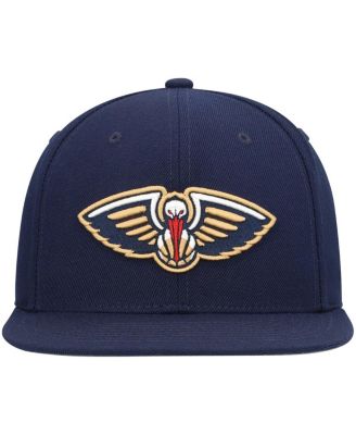 Men's Navy New Orleans Pelicans Ground 2.0 Snapback Hat