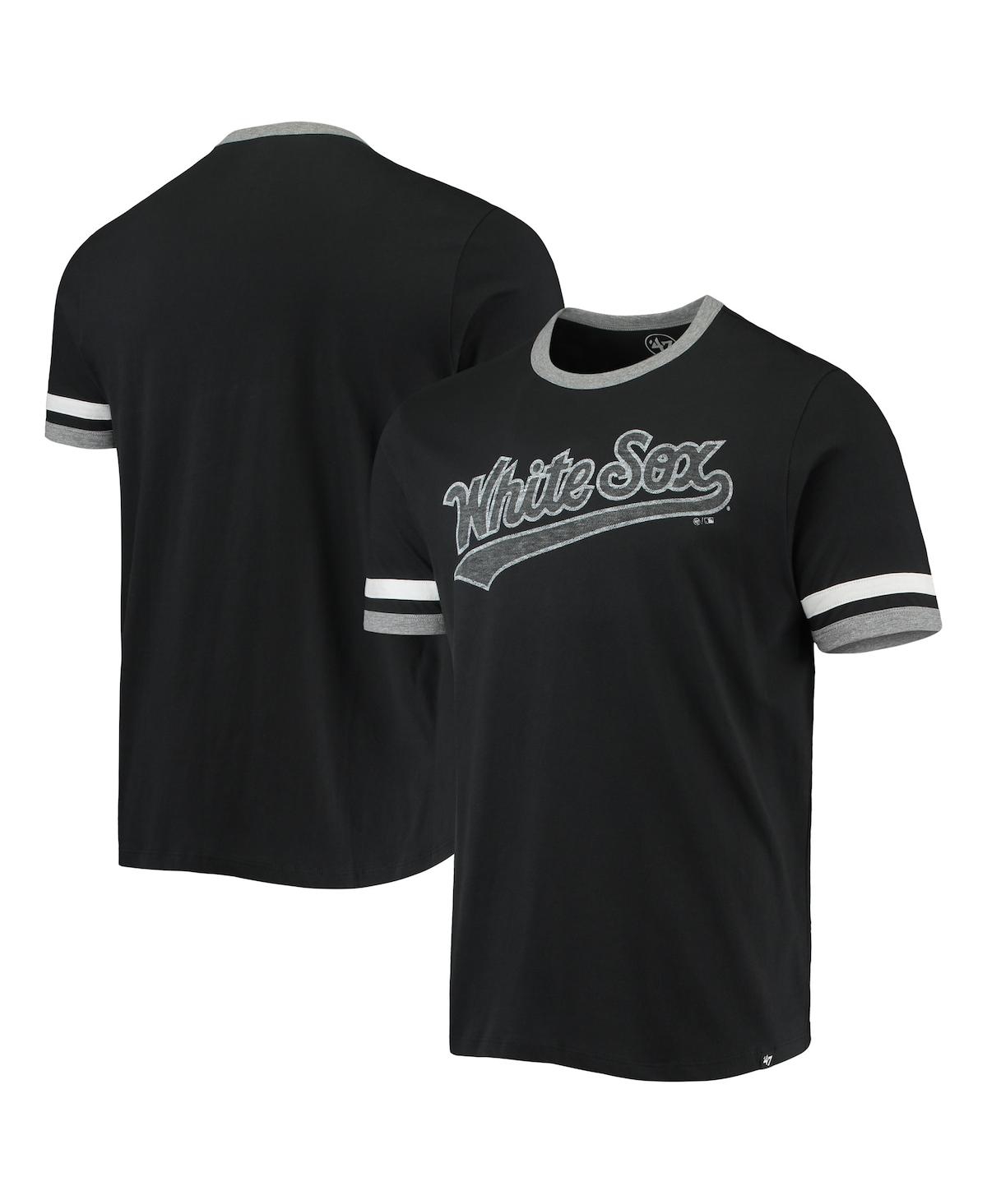 Shop 47 Brand Men's '47 Black Chicago White Sox Team Name T-shirt