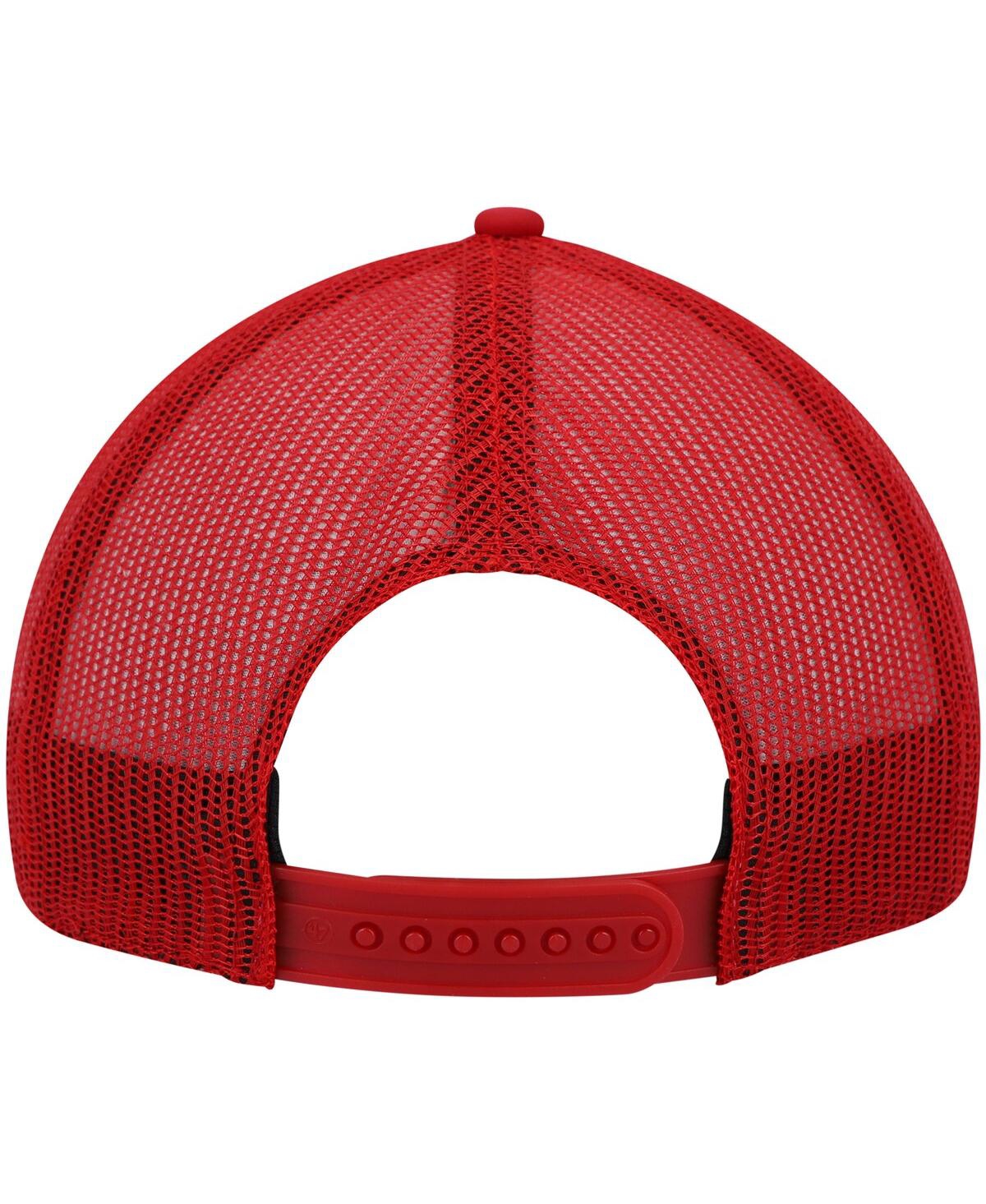 Men's '47Washington Nationals Cumberland Trucker Snapback Hat - Red