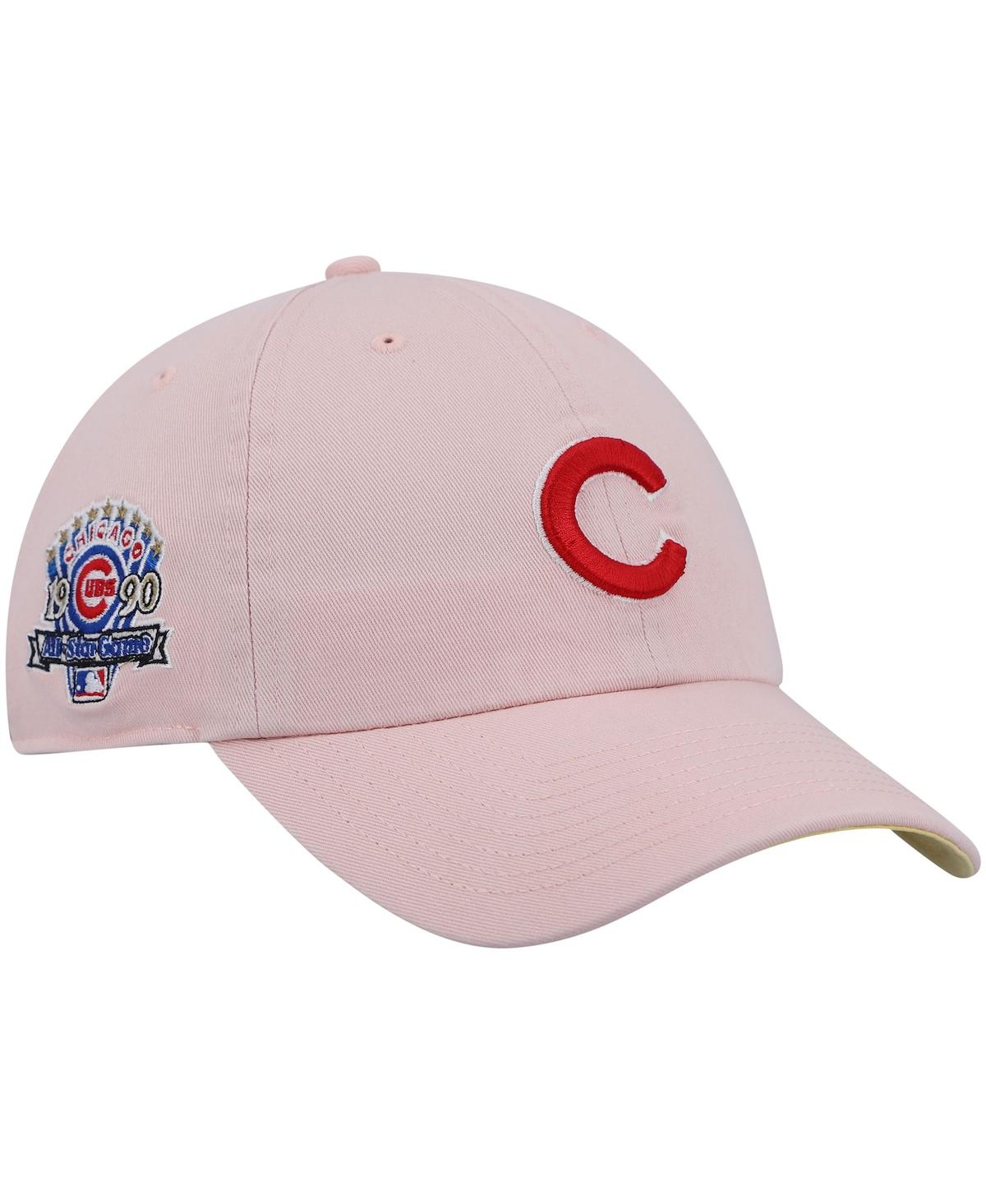 47 Brand Men's '47 Pink Chicago Cubs 1990 Mlb All-star Game Double Under Clean Up Adjustable Hat