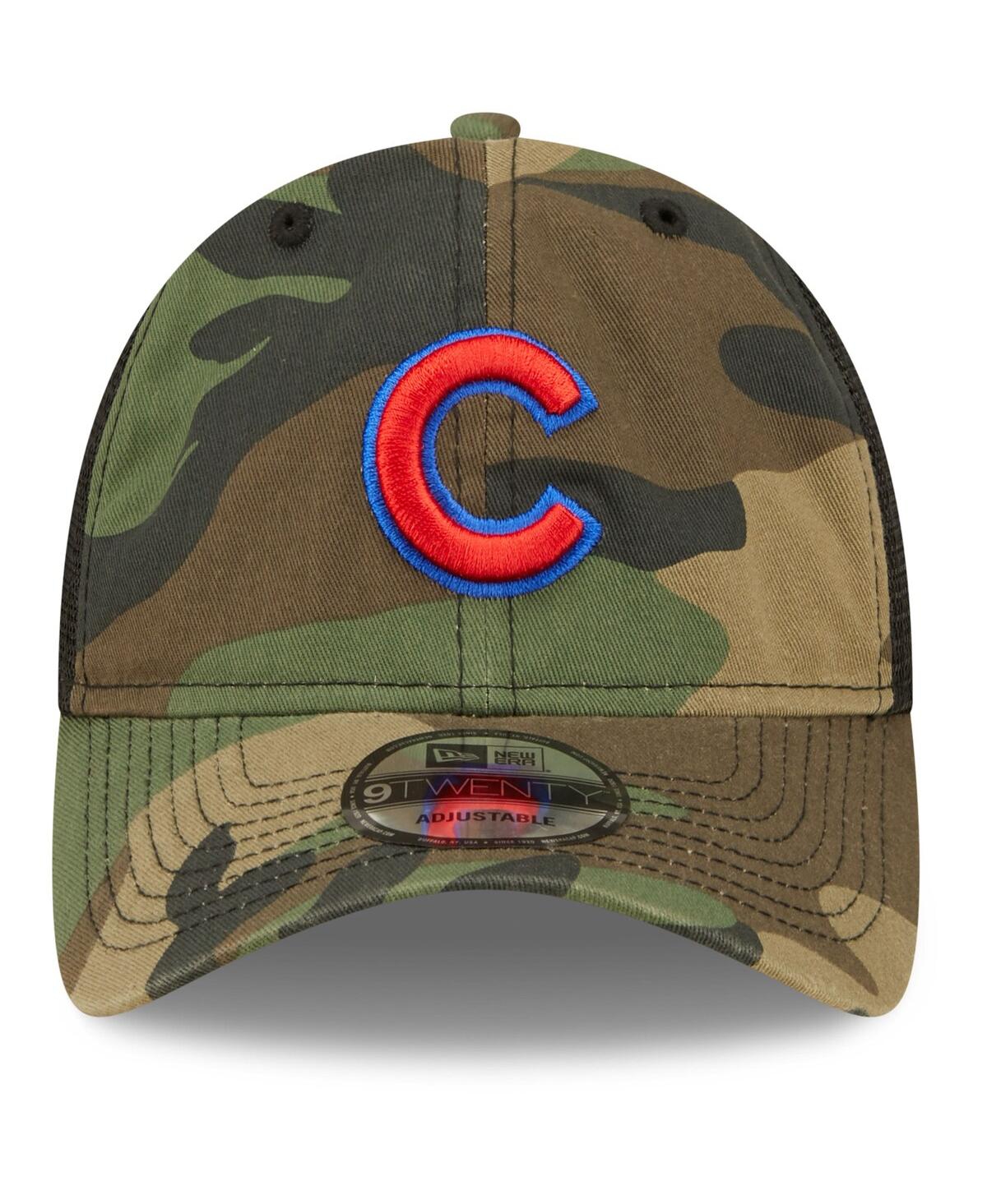 Men's New EraChicago Cubs Trucker 9TWENTY Snapback Hat - Camo