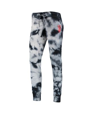 Women's Black San Francisco Giants Tie-Dye Jogger Pants