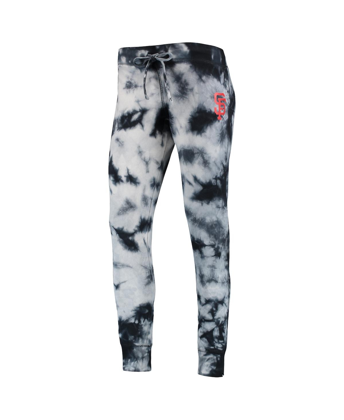 NEW ERA WOMEN'S NEW ERA BLACK SAN FRANCISCO GIANTS TIE-DYE JOGGER PANTS 