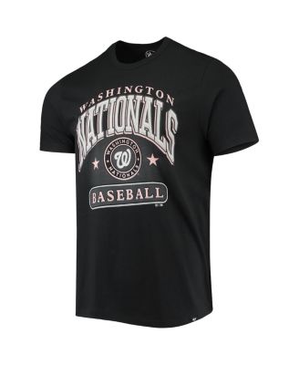 Men's '47 Black Washington Nationals City Connect Elements Franklin T-shirt