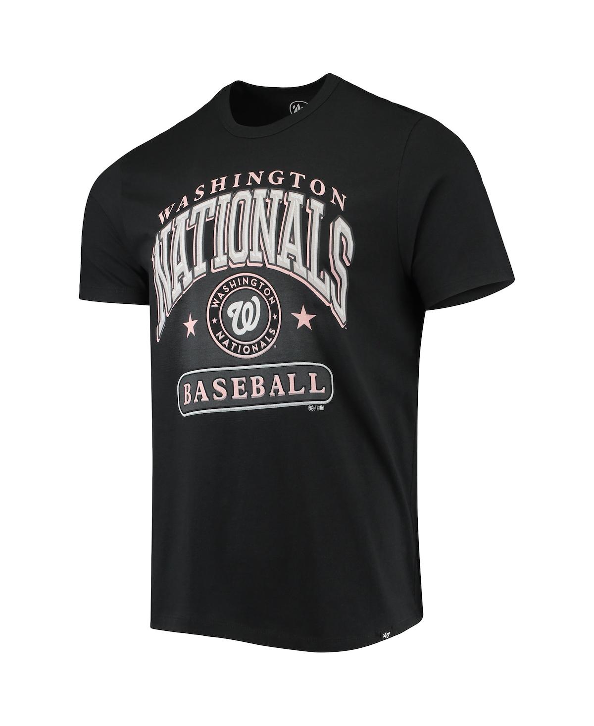 Men's Washington Nationals '47 White City Connect Elements Franklin T-Shirt