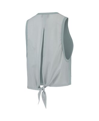 Women's Light Blue St. Louis Cardinals Open Back Twist-Tie Tank Top