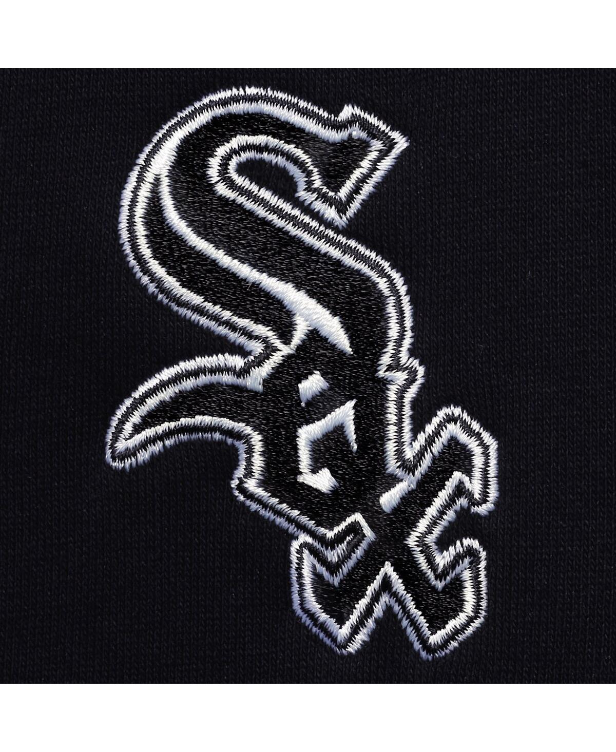 Shop Levelwear Men's  Black Chicago White Sox Tempo 22 Fleece Pants