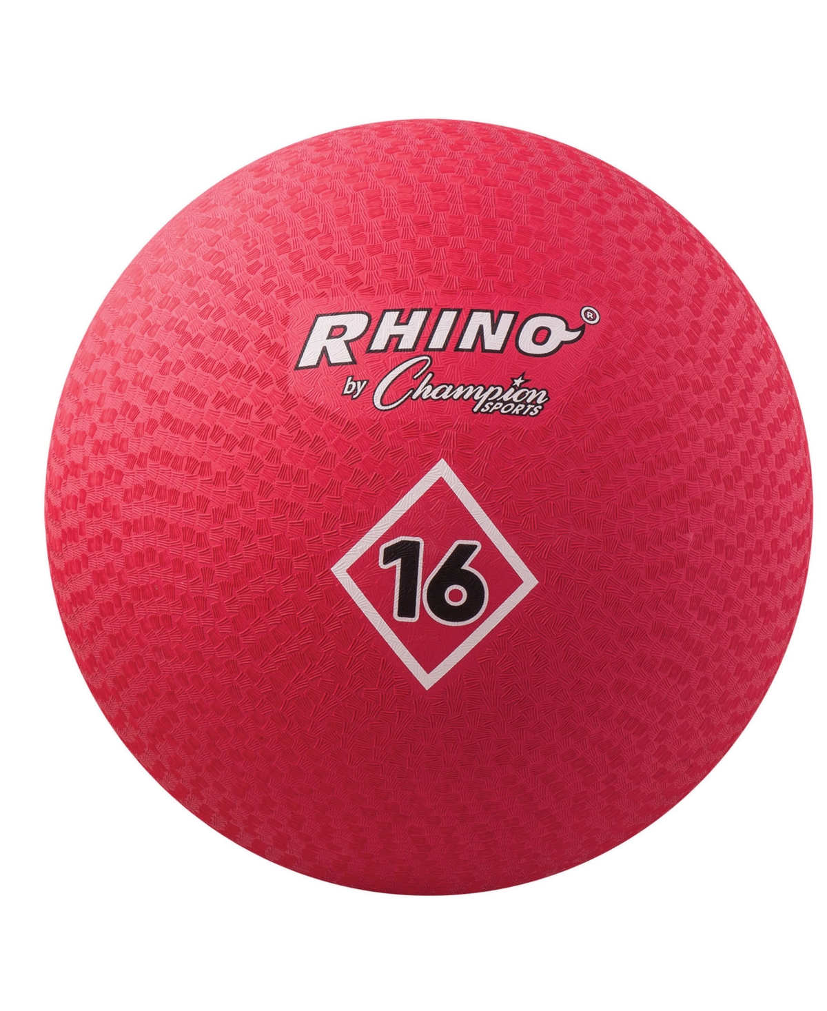 Champion Sports Playground Ball, 16" In Red