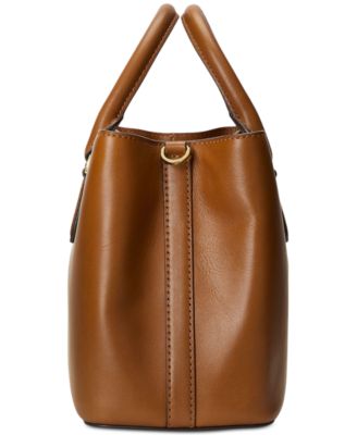 Leather Small Marcy Satchel Bag