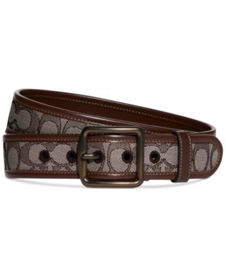 macy's men's coach belt