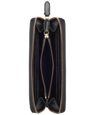 Women's Full-Grain Leather Large Zip Continental Wallet