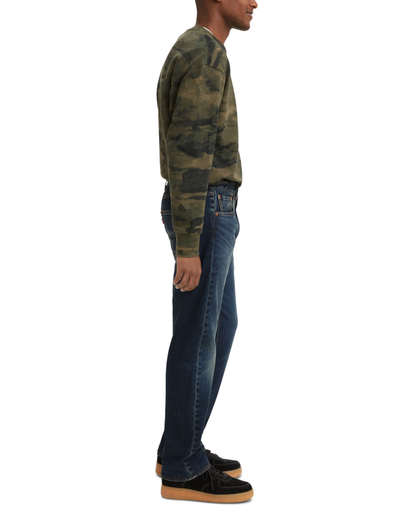 Мужские джинсы Levi's 501® Original Fit Button Fly Stretch, цвет: Uncanny — фото 2