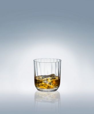 Rose Garden Double Old Fashioned Glasses, Set of 4