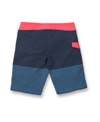 Volcom Boys' Quarta Static Mod Boardshorts - 4-Way Stretch Swim Trunks, Adjustable Waist, For Toddlers & Little Kids