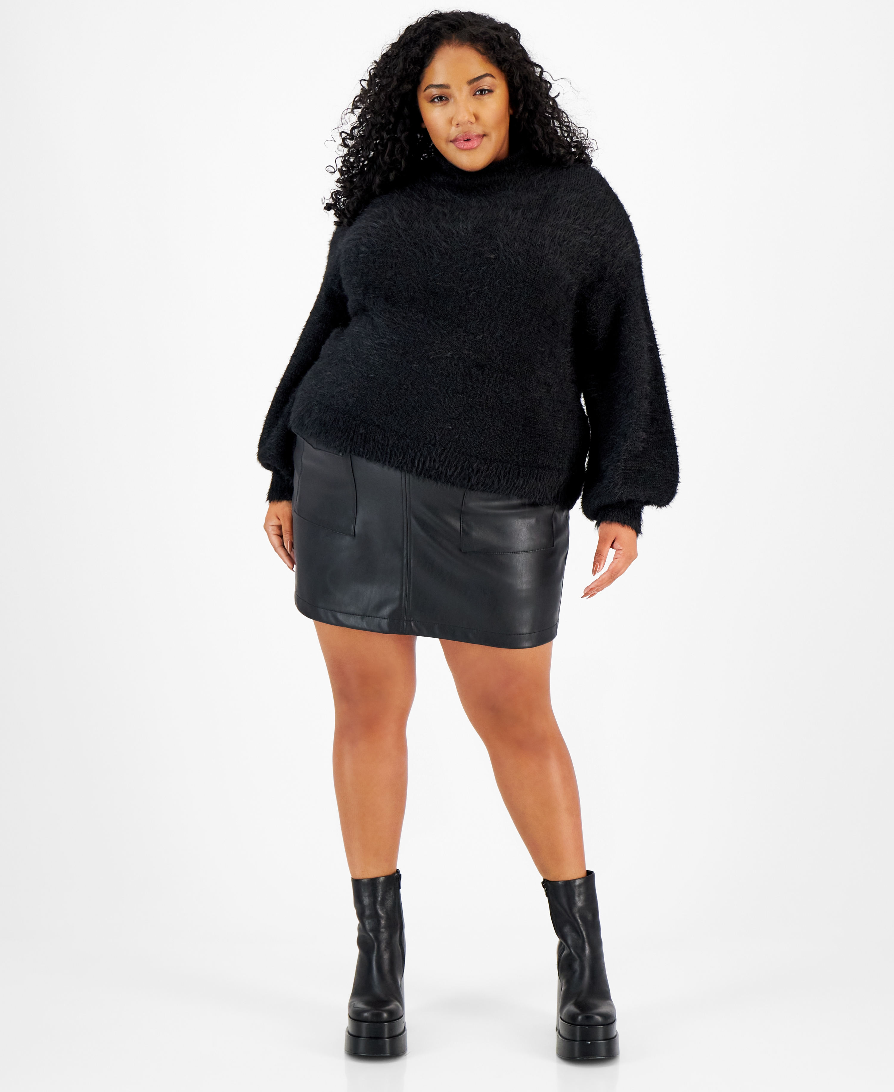 Plus size eyelash sweater best sale