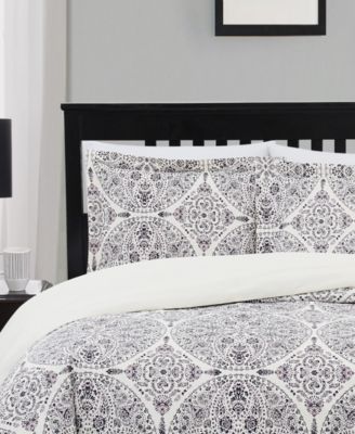 Cannon Gramercy 3 Piece Duvet Cover Set, Full/Queen