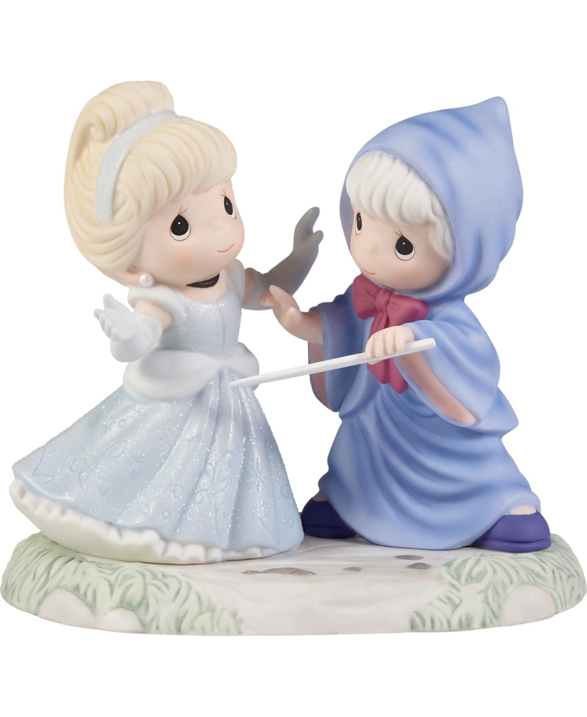 221043 Disney Cinderella May All Your Dreams Come True Bisque Porcelain Figurine - Multicolor