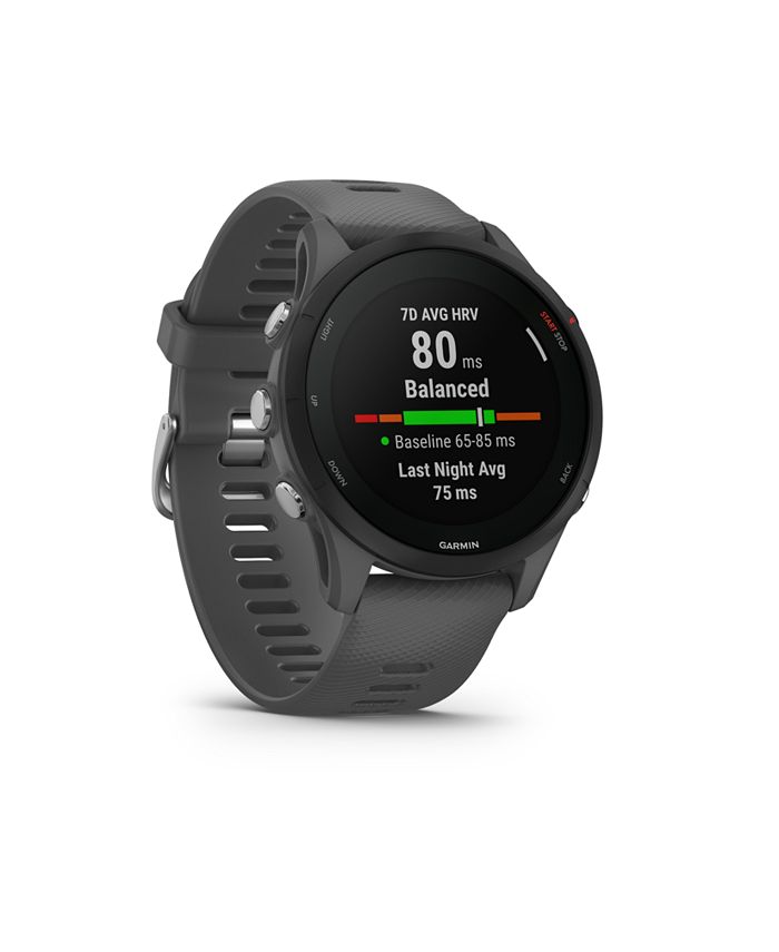 Garmin Unisex Forerunner 255 Slate Gray Fiber Reinforced Polymer Band