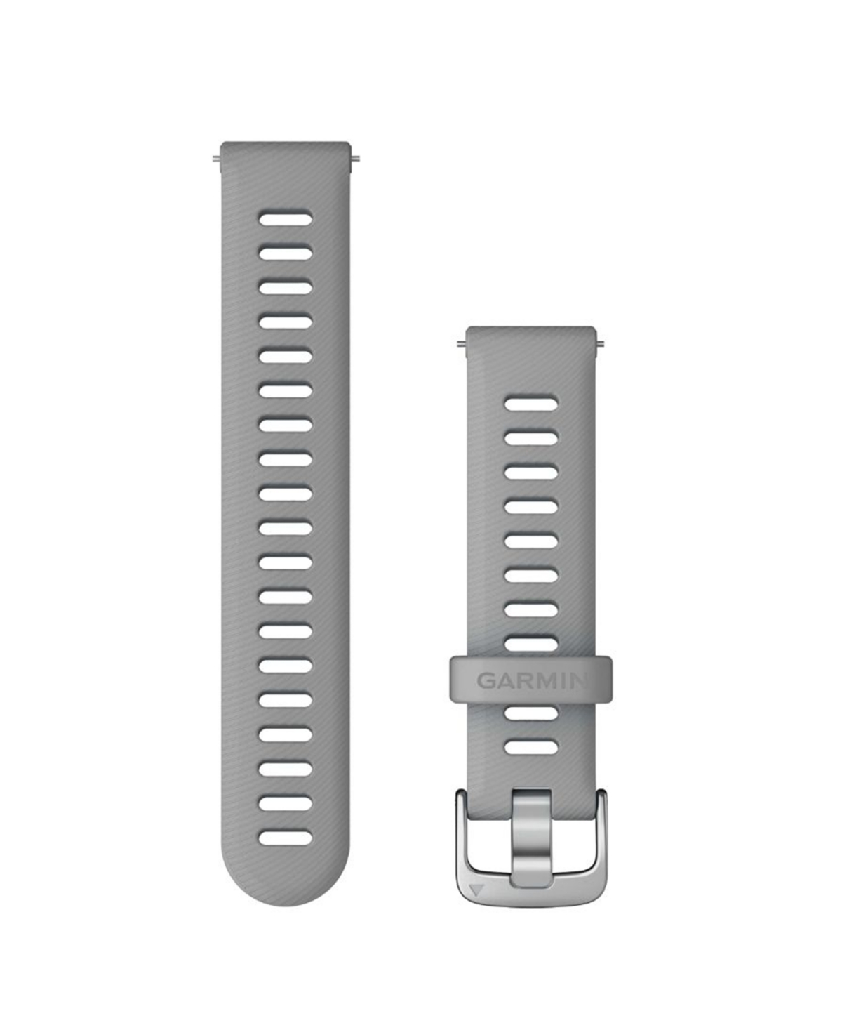 Garmin Unisex Replacement Band, Forerunner 255s, 18mm Powder Gray Silicone Watch Band