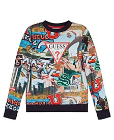 Big Boys All Over Print Triangle Sweater