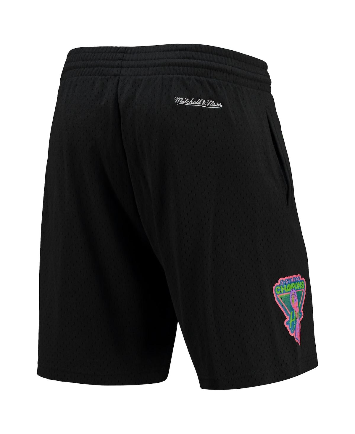 Mitchell & Ness Men's  Black Philadelphia 76ers Hardwood Classics Color Bomb Energy Shorts In Black