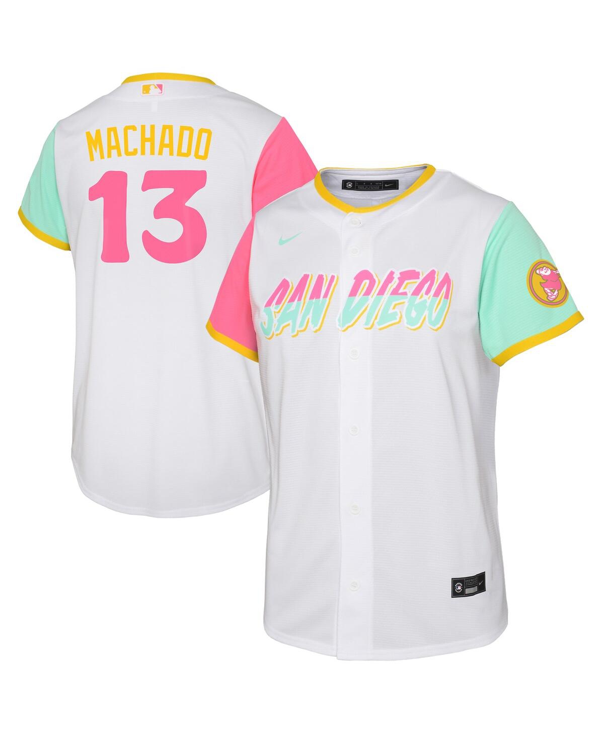 Toddler Boys and Girls Nike Manny MachadoSan Diego Padres City Connect Replica Player Jersey - White