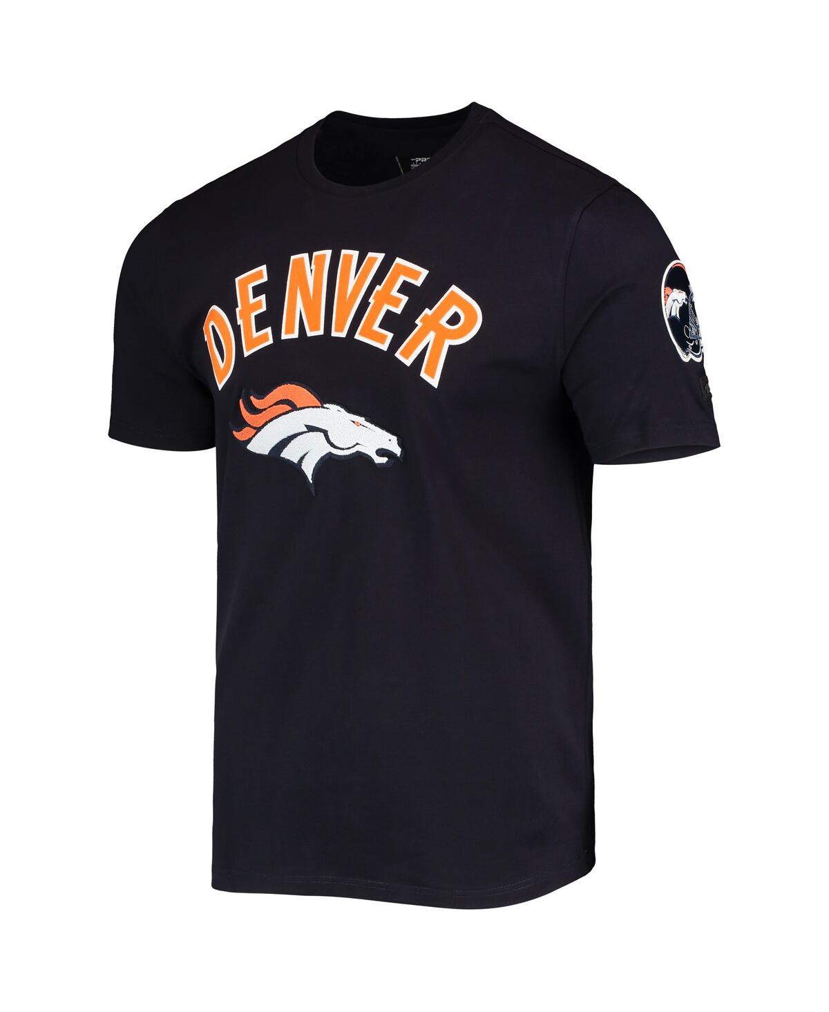 Pro Standard Men's  Navy Denver Broncos Pro Team T-shirt In Navy