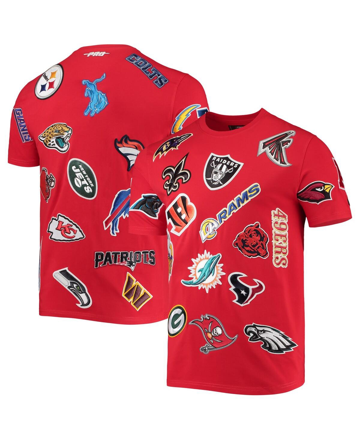 Shop Pro Standard Men's  Red Nfl League Wordmark T-shirt
