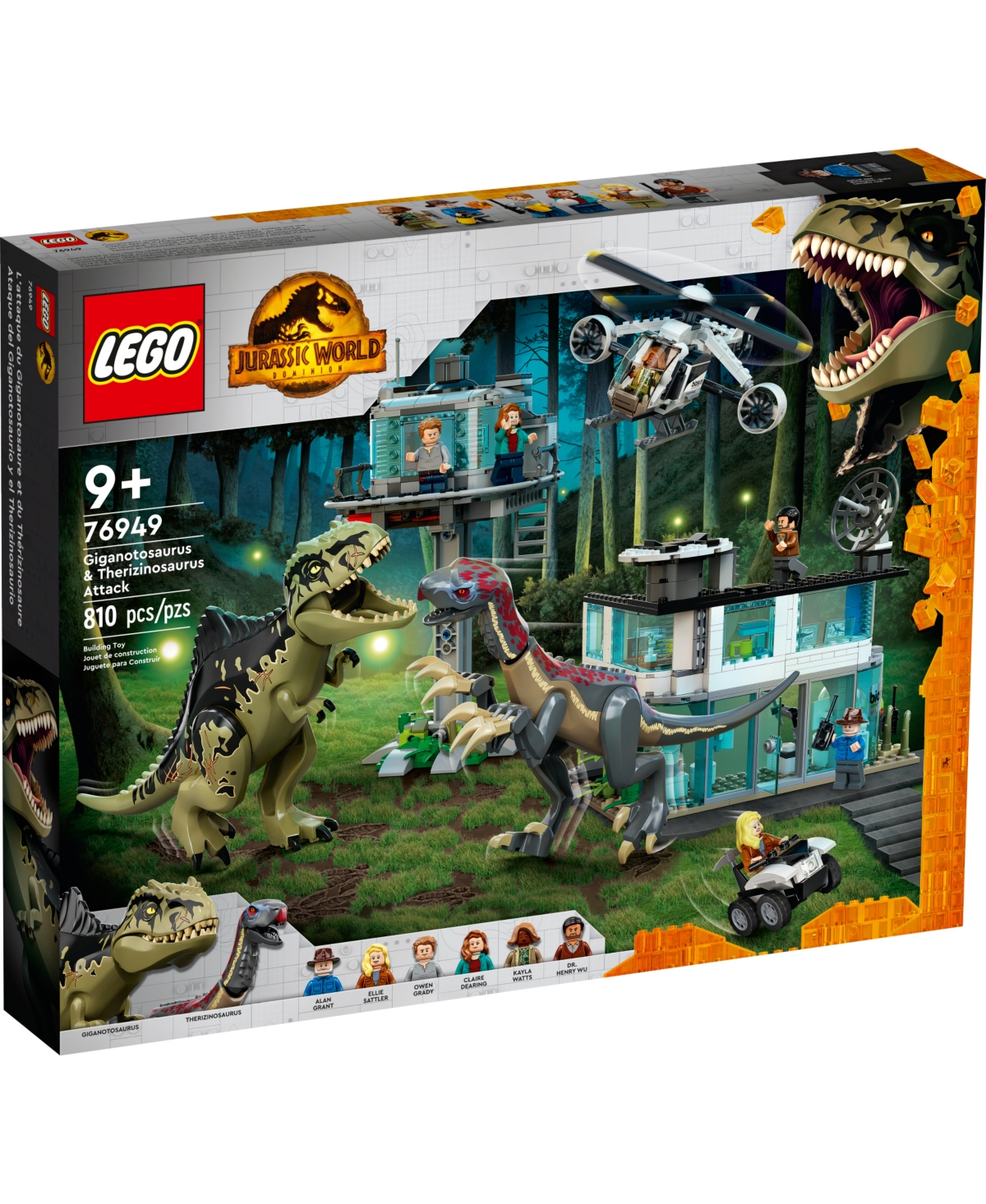 Shop Lego Jurassic World Giganotosaurus Therizinosaurus Attack 76949 Minifigure Toy Building Set In No Color