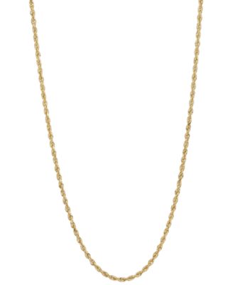 Macy's - Glitter Rope Link 20" Chain Necklace in 14k Gold