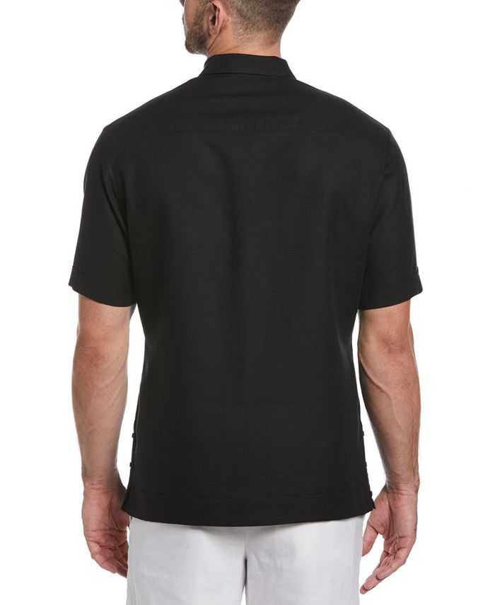 Cubavera Men's Pleated Textured Guayabera Shirt & Reviews - Casual ...