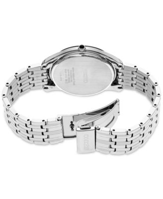 Men's Analog Essentials Stainless Steel Bracelet Watch 39mm