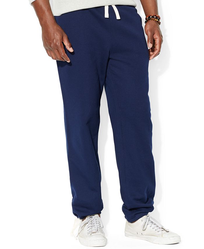 Polo Ralph Lauren Men's Cotton-Blend-Fleece Pants & Reviews - Pants - Men -  Macy's
