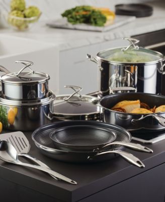 SteelShield C-Series Tri-Ply Clad Nonstick Cookware Plus Utensils