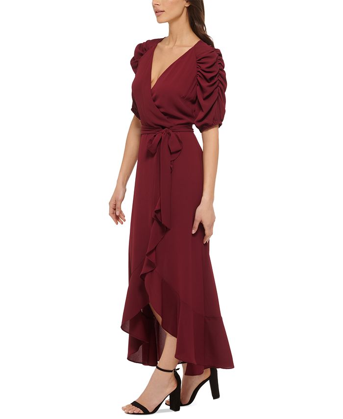 kensie Ruffled Midi Dress