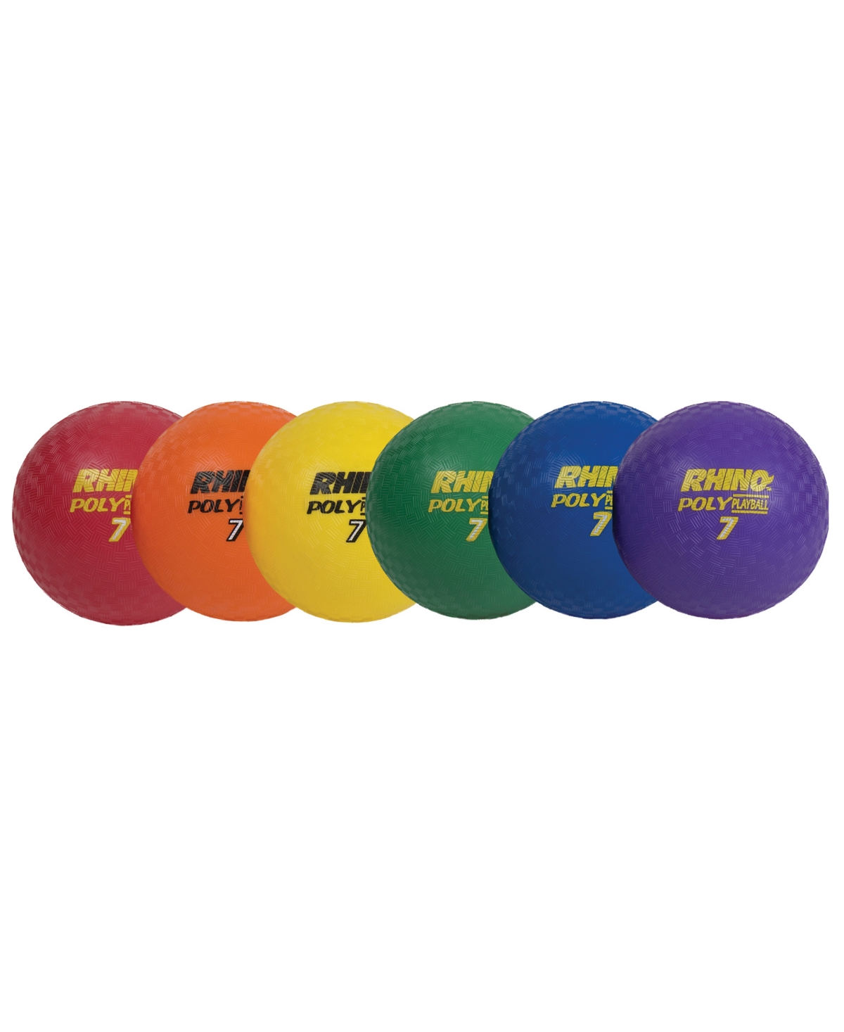Champion Sports Rhino 7" Playground Balls, Set of 6
