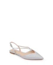 Macy's silver cheap flat shoes