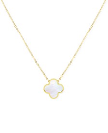 Clover 18" Pendant Necklace in 14K Gold