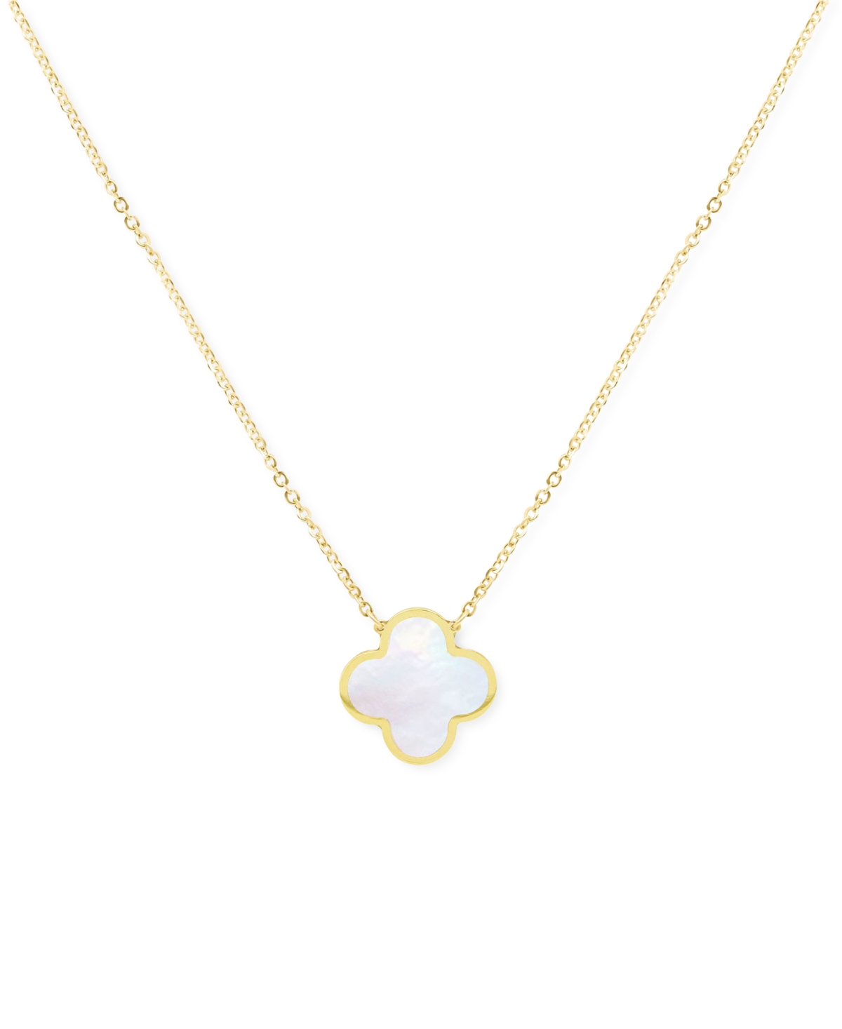 THE LOVERY CLOVER 18" PENDANT NECKLACE IN 14K GOLD