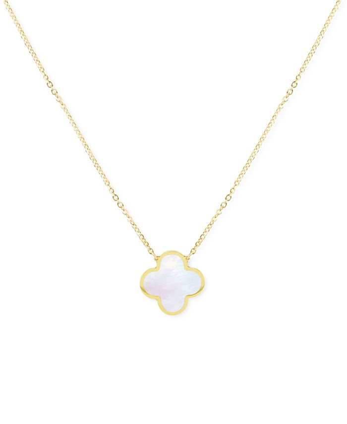 Macys clover sales necklace