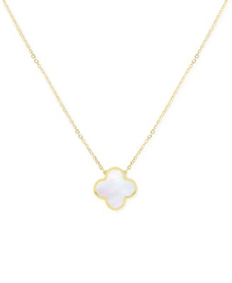 Macys clover deals necklace