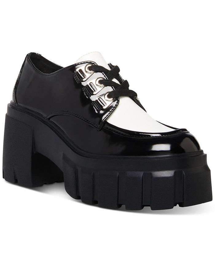 Macys Women Shoes Flat Shoes Formal Shoes Womens Gest Platform Lug-Sole Oxfords 