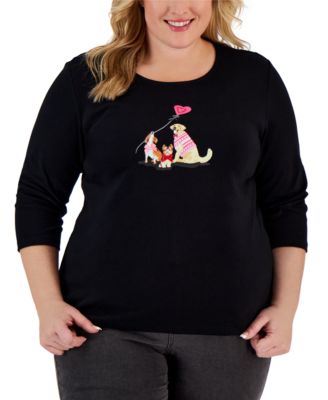 Macys plus size karen scott tops hotsell