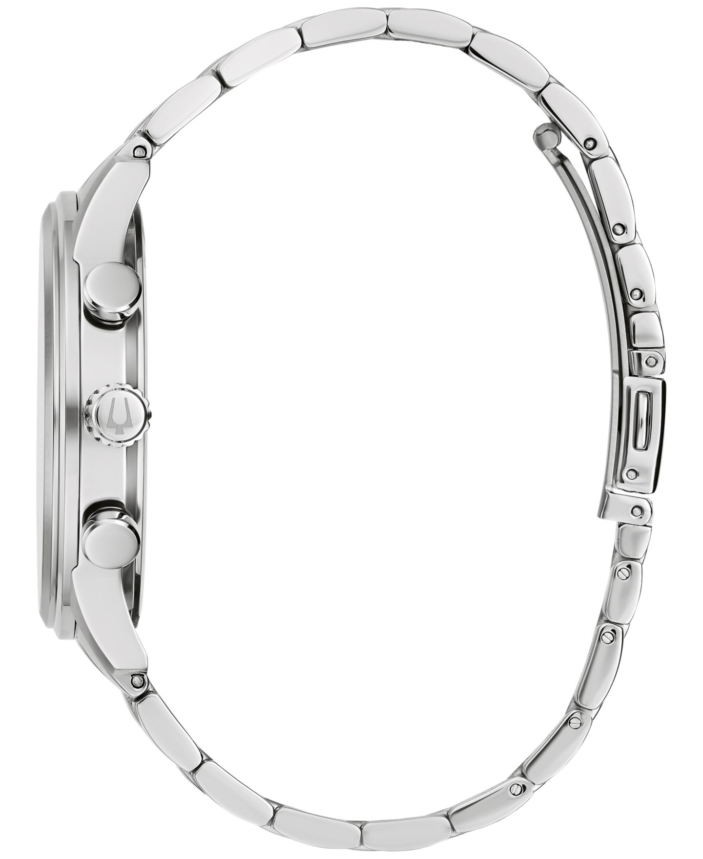 Мужские часы Bulova Chronograph Classic Stainless Steel Bracelet Watch 42mm — фото 2
