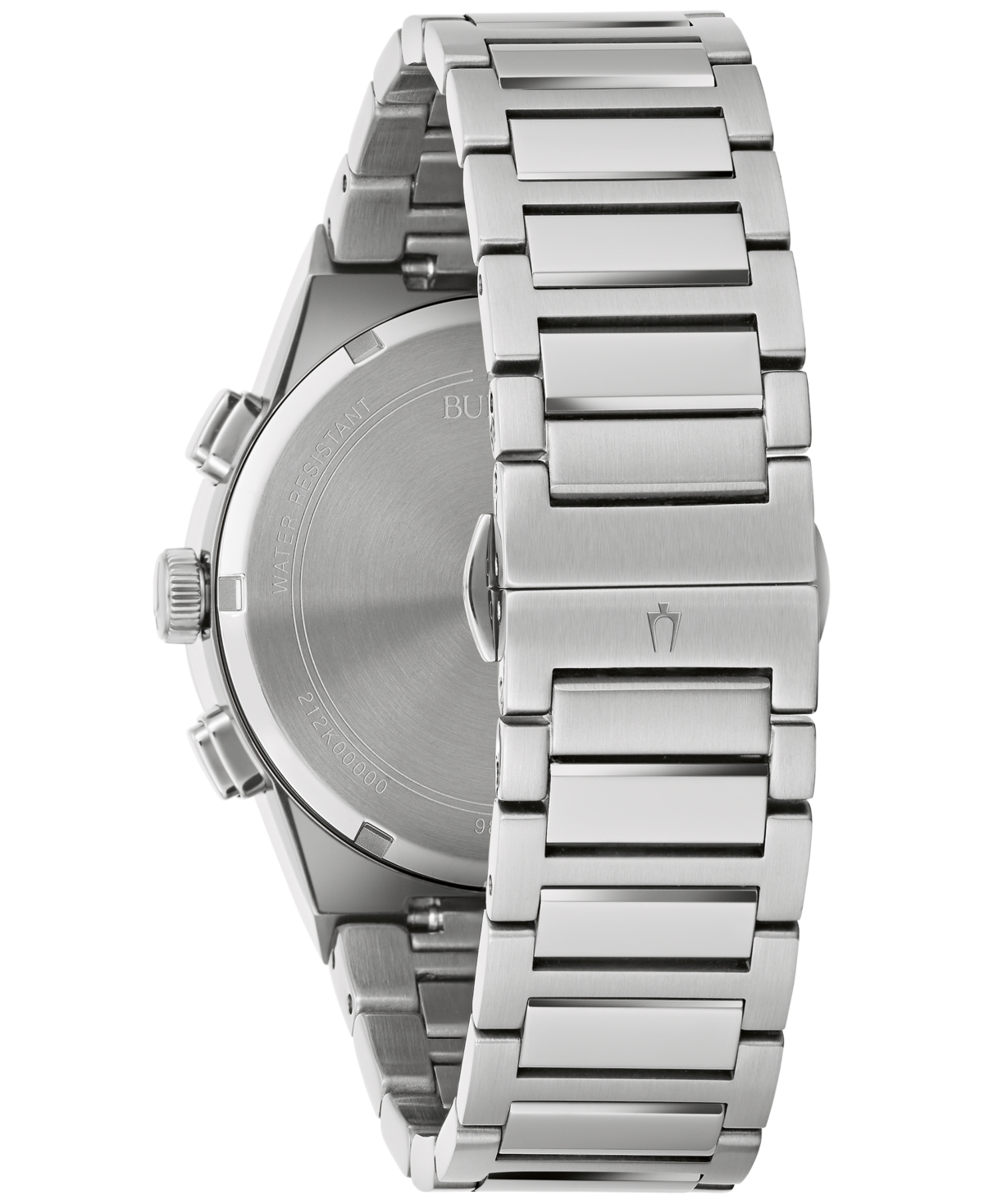 Bulova Men's Chronograph Modern Millennia Stainless Steel Bracelet Watch 41mm - Silver-tone